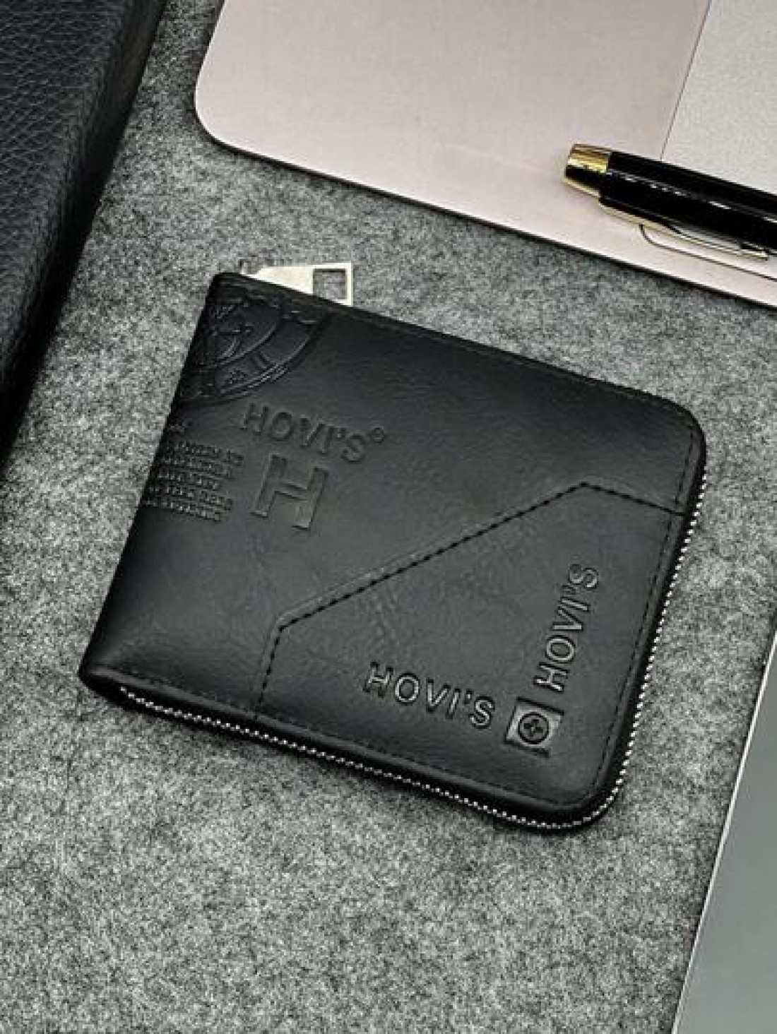 HOVI S Upgrade Your Look With Stylish Business Leather Wallets Fashion Short Wallet Old Money Style Men Vintage Funny Gifts Coin Purse Travel Christmas Purse Holiday Thanksgiving Gifts Vacation Hiking