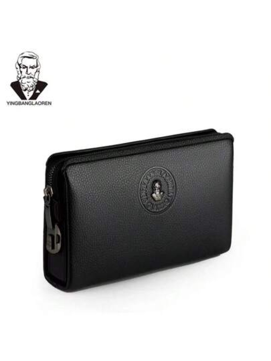 Genuine Leather Clutch Wallet Business Password Lock Wallet Anti Theft Handbag Wallet Phone Stand Briefcase Travel Bag Coffee Color Gifts Fall Christmas Scream Men Bag Men Wallet Hand Bag Men Coin Pur
