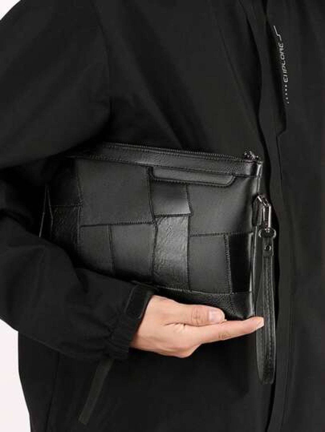 Casual New Men s Handbag 2025 Texture Simple And Versatile Envelope Bag Classic Storage Bag Splicing Men s Bag Large Capacity Wallet Handheld Clip Bag Fashion Light Luxury Business Bag