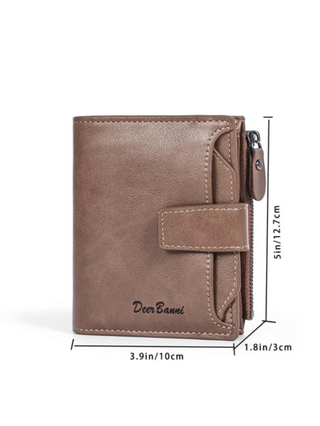 Multi Card Slot Men s Simple Short Wallet Zipper Purse With Clasp And Coin Pocket Clutch Handbag Korean Style Wristlet Bag Anti Theft Bag College Multi Card Clutch Bag Long Wallet Business Vacation Le