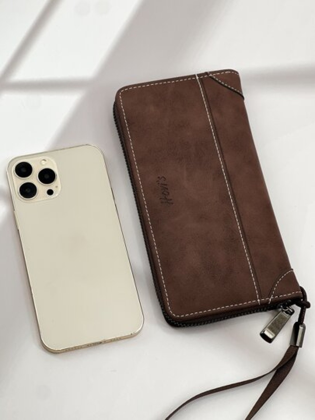 HOVI S Fashionable Vintage Simple Long Wallet For Business Office Commute Large Capacity Multi Card Slots Phone Purse Men s And Women s Wallet Business Casual Travel Essentials Holiday Essentials Bag