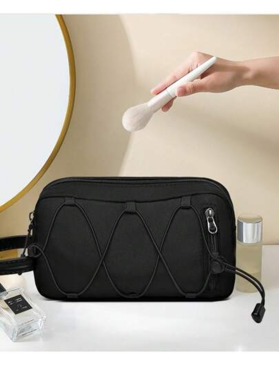 Men s Handbags Travel Toiletry Bag Spacious Dopp Kit With Hanging Hook Perfect Organizer For Shaving Essentials On The Go Toiletries