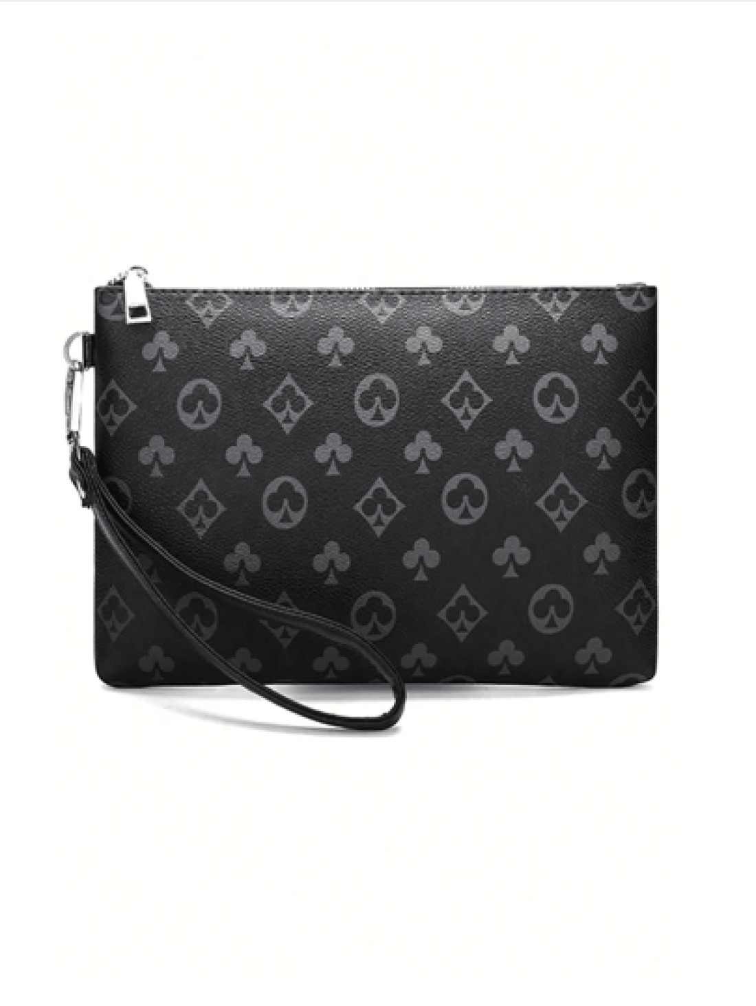 PU Printed Men s Handheld Clutch Bag Wristlet Mini Bag Small Bag