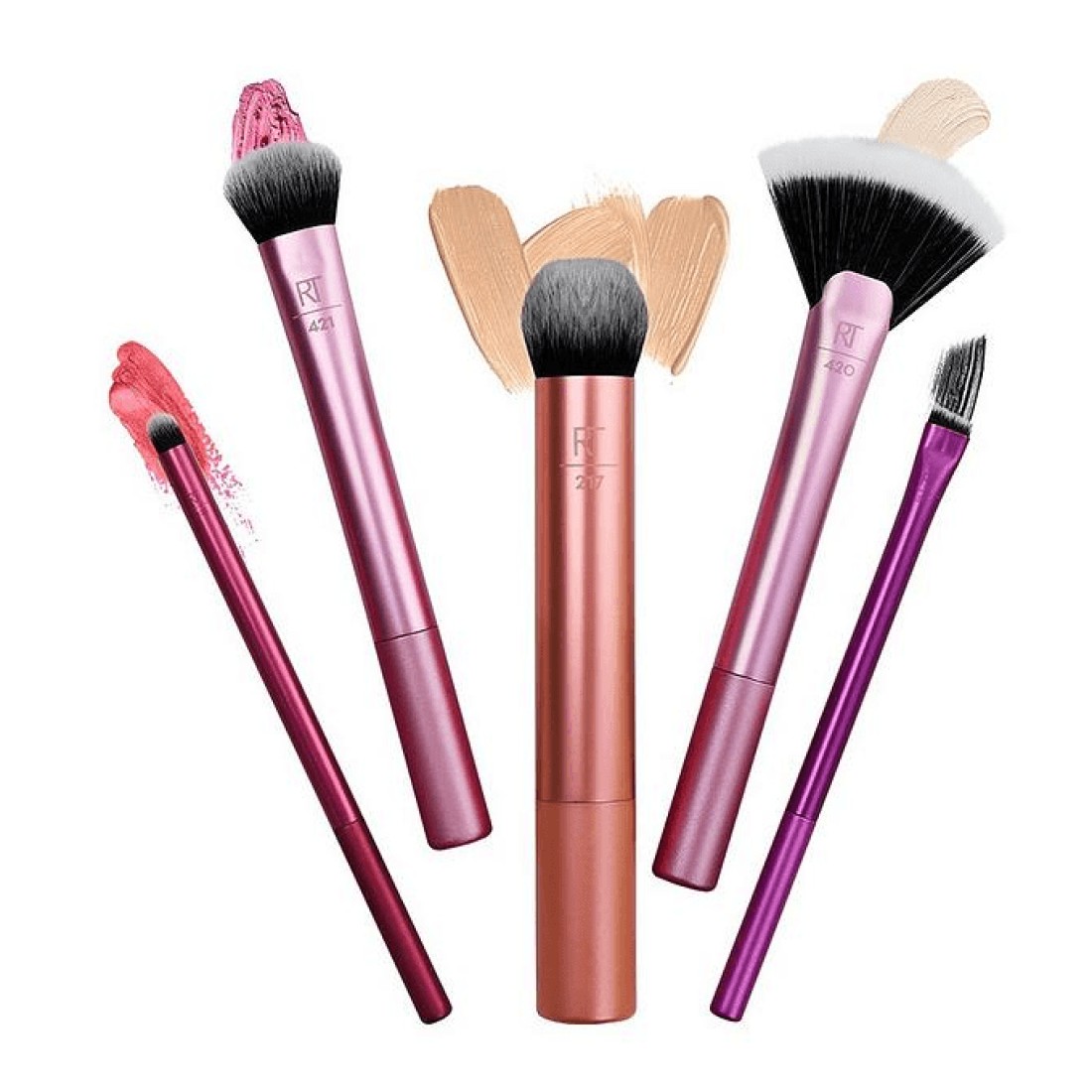 Real Techniques Artist Essentials Makeup Brush Kit - 5 Piece Set