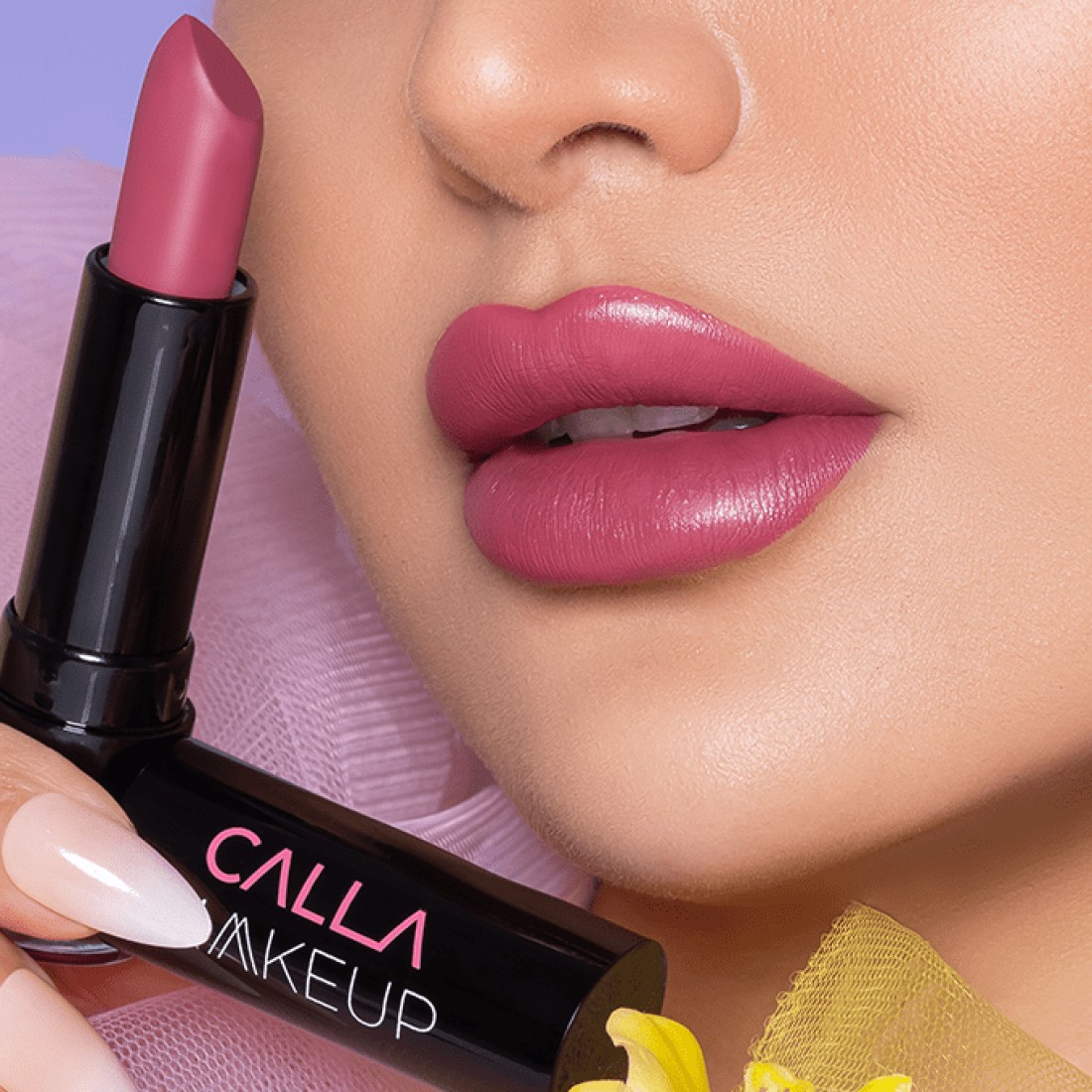 CALLA Makeup Semi Matte Creamy Lipstick - CM-69
