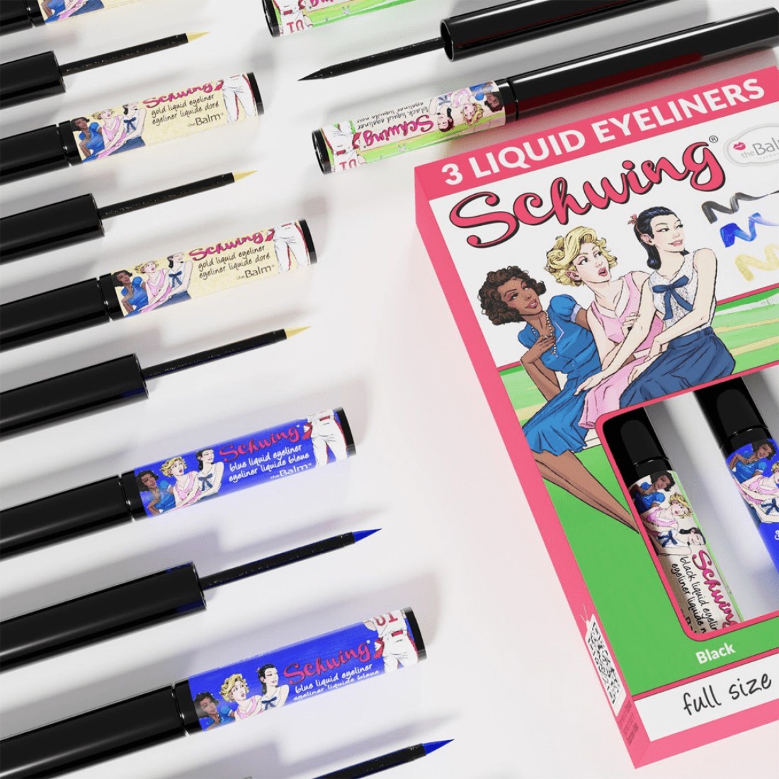 theBalm Schwing Liquid Eyeliner Trio Set - 3 Colors