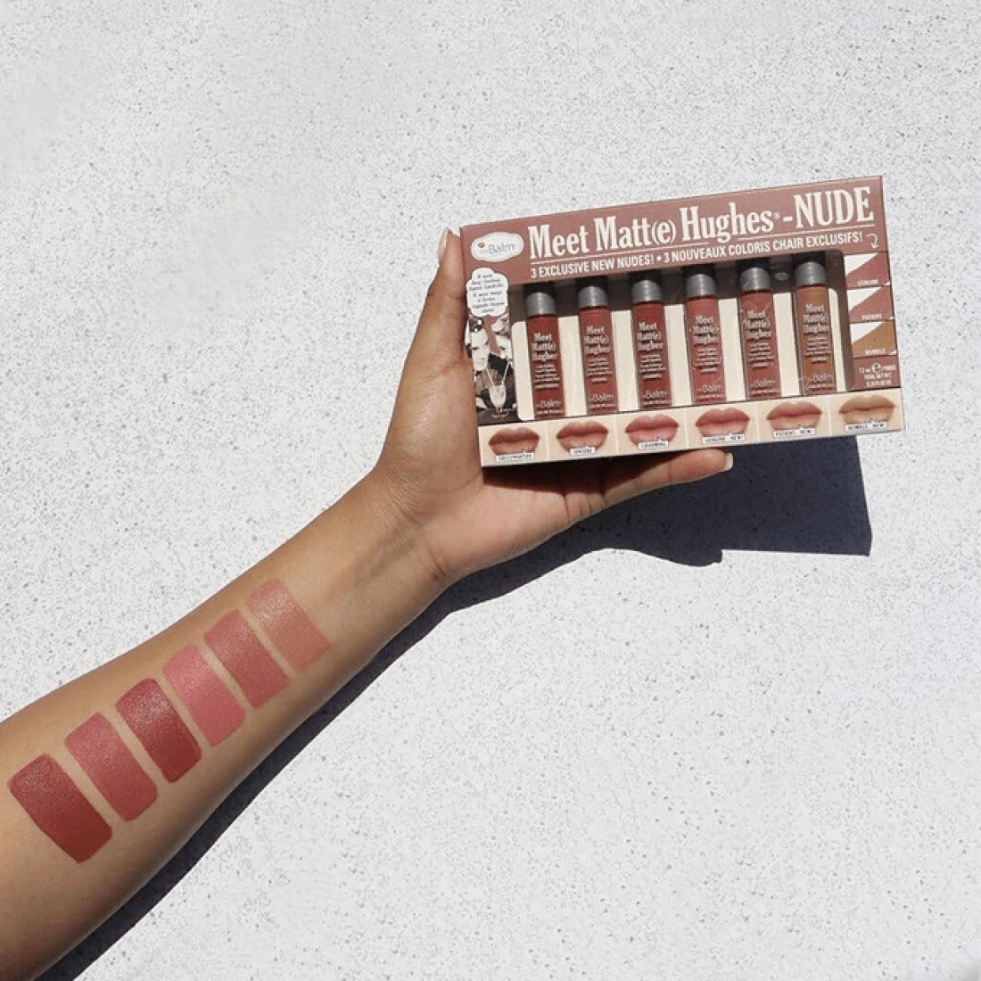 theBalm Meet Matte(e)Hughes Set of 6 Mini Lipsticks - Nude