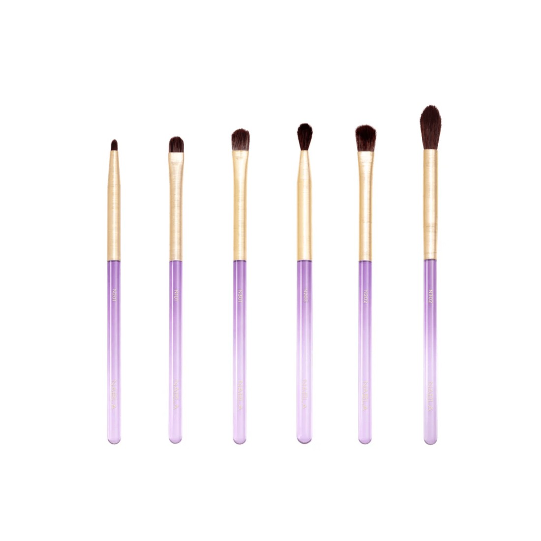 NABLA Amethyst Detail Eye Brush Set - 6 Pieces