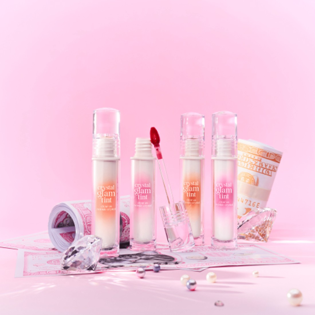 CLIO Crystal Glam Lip Tint Luxury Koshort - 3.4g