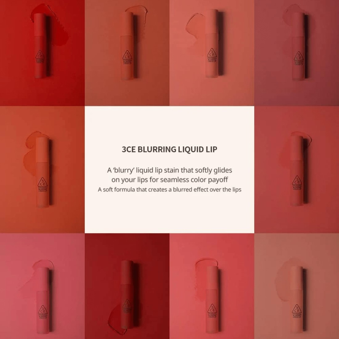3CE Blurring Liquid Lip Tint