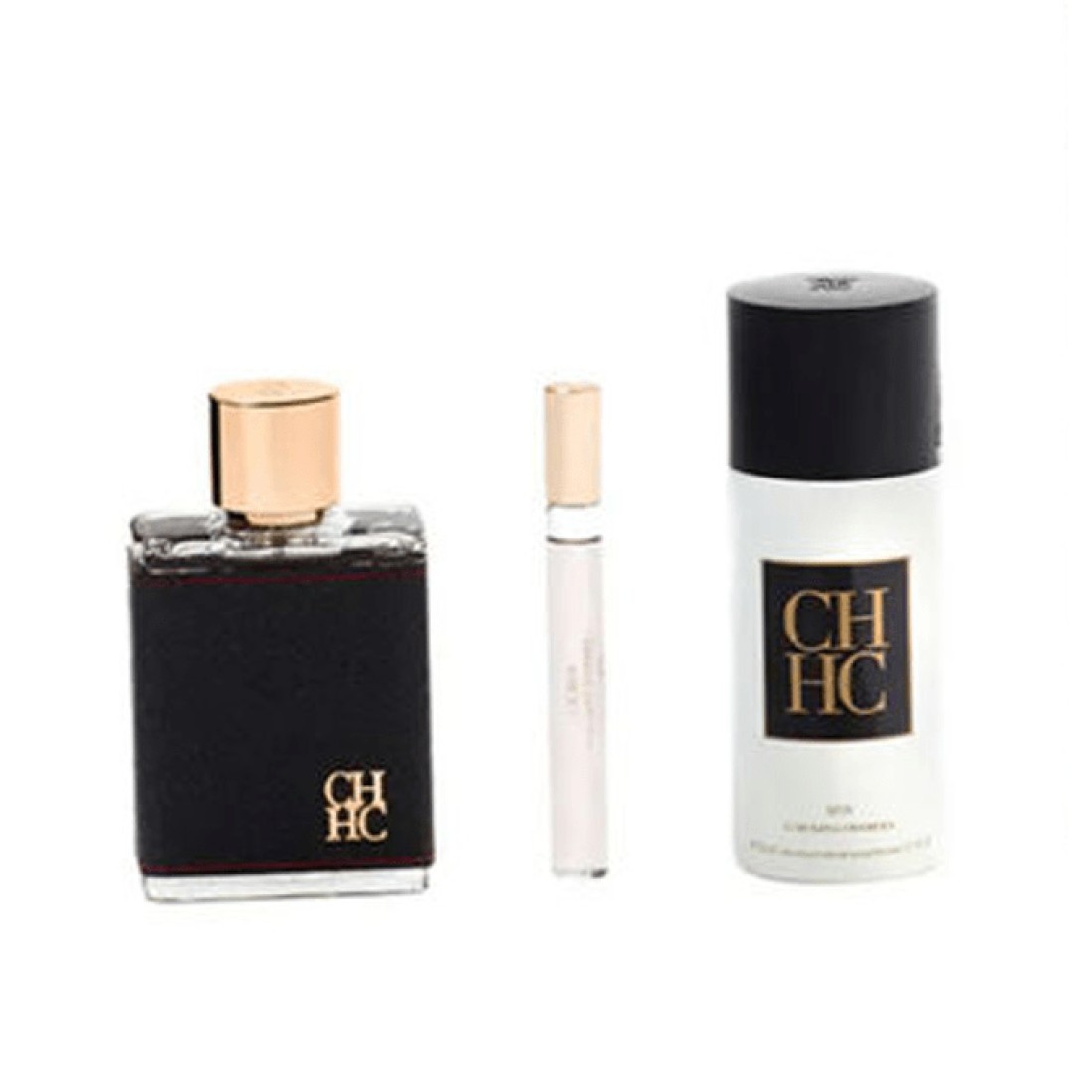 مجموعة عطر سي اتش من كارولينا هيريرا للرجال - او دي تواليت - 3 قطع