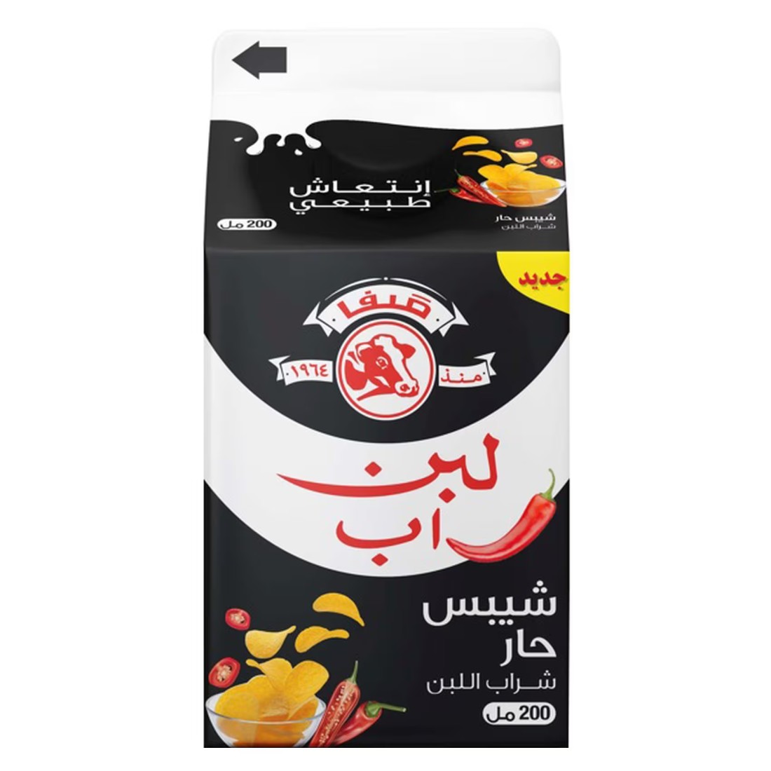 صفا لبن أب مشروب بنكهة رقائق حارة 200 ملل