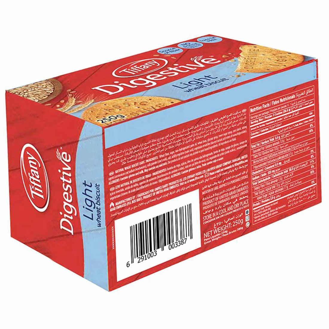Tiffany Digestive Light Wheat Biscuit, 250g