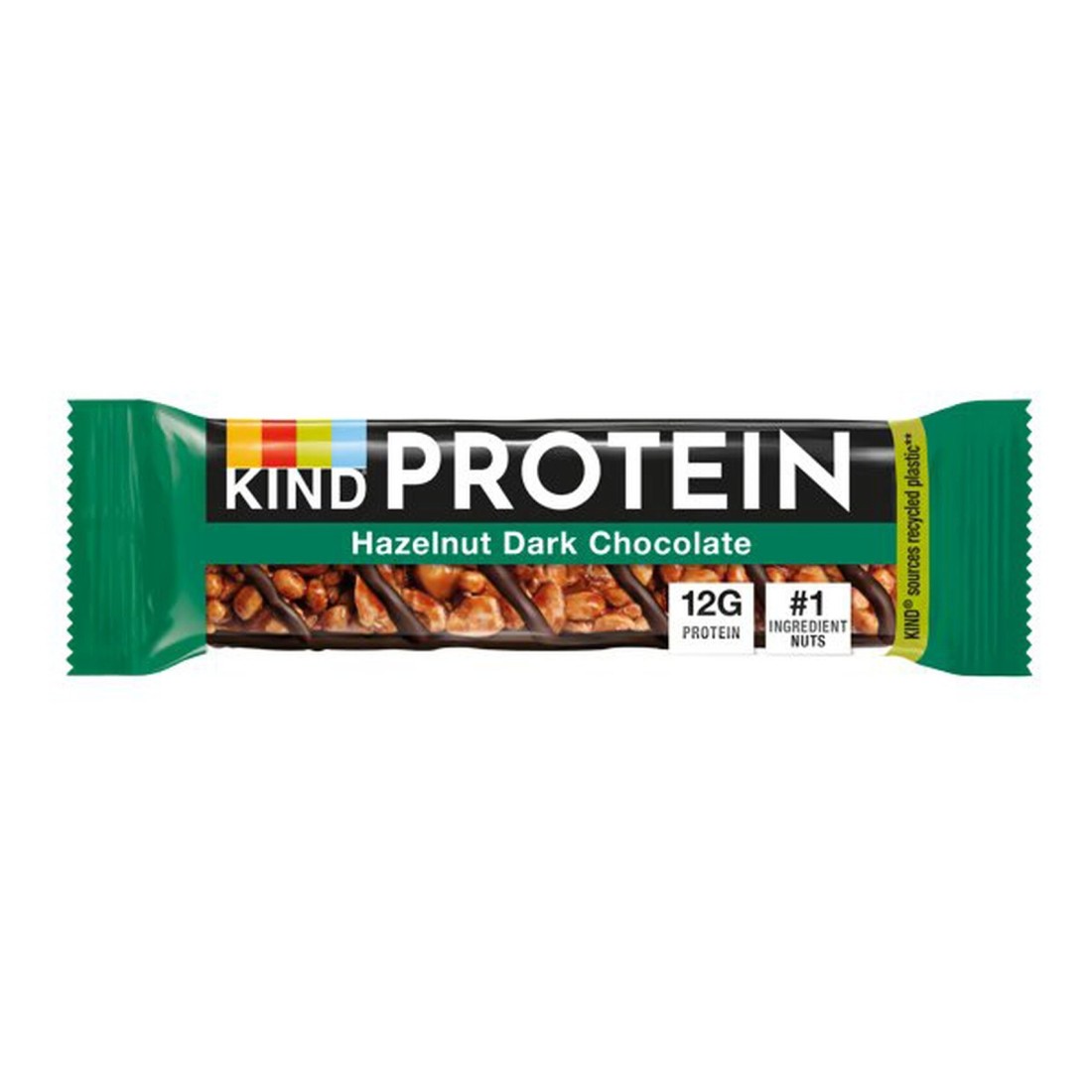 Be-Kind Hazelnut Dark Chocolate Protein Bars, 50g Pack of 4