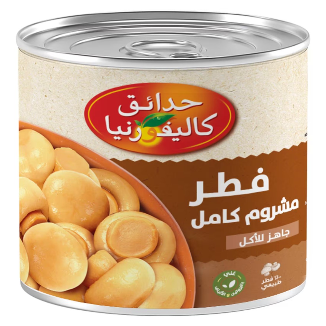 California Garden Ready To Eat Whole Mushrooms 184g