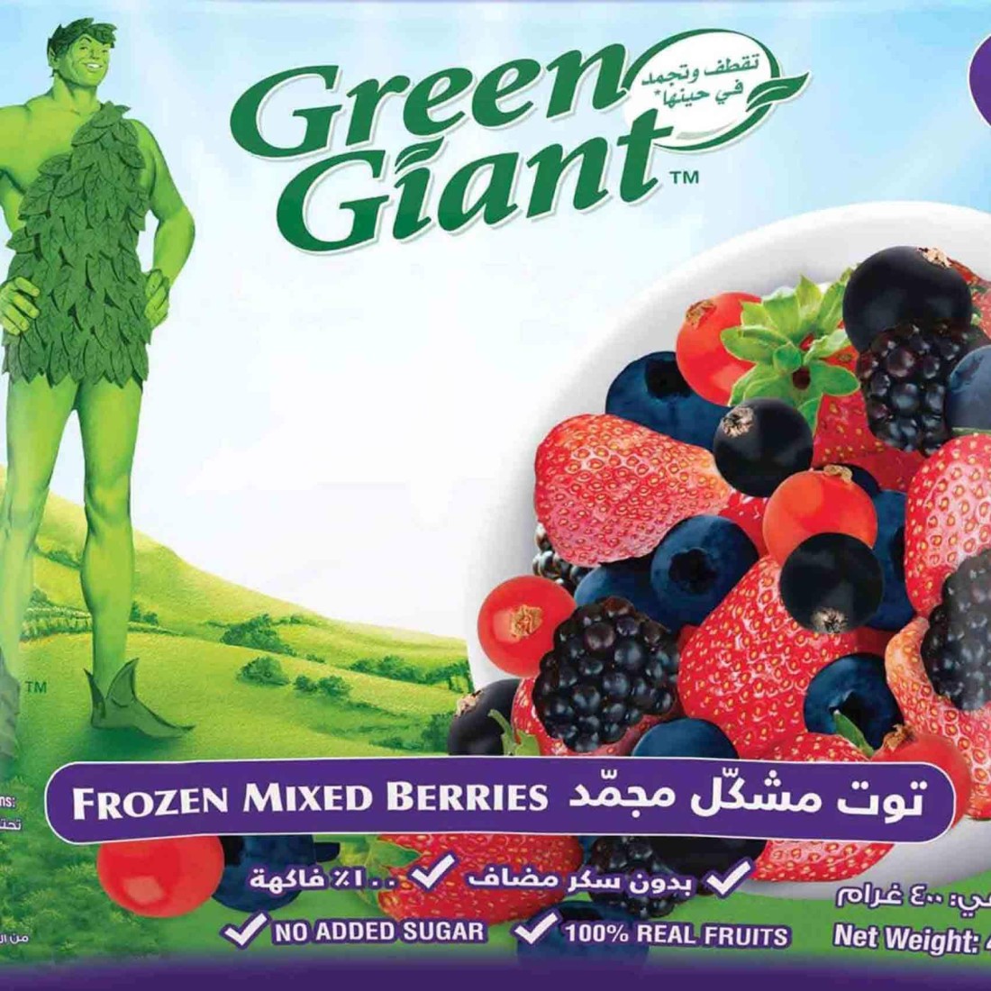 غرين جاينت توت مشكل مجمد 400 غرام