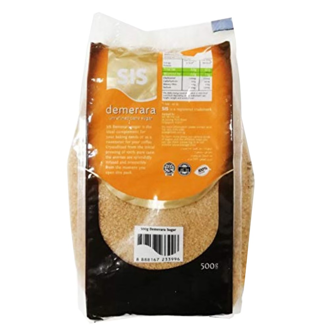 Sis Demerara Unrefined Cane Sugar 500g