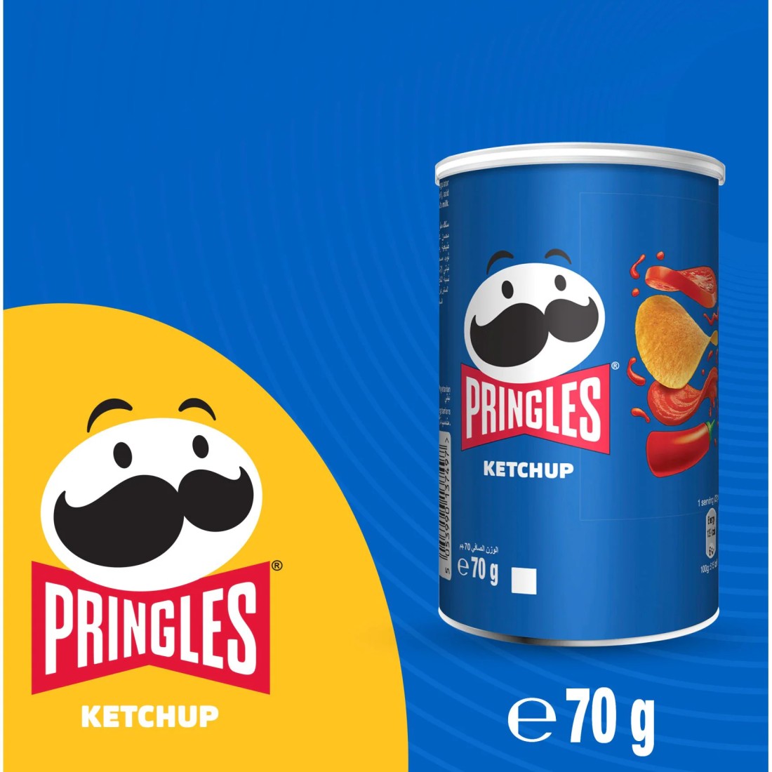Pringles Ketchup Potato Chips, 70g