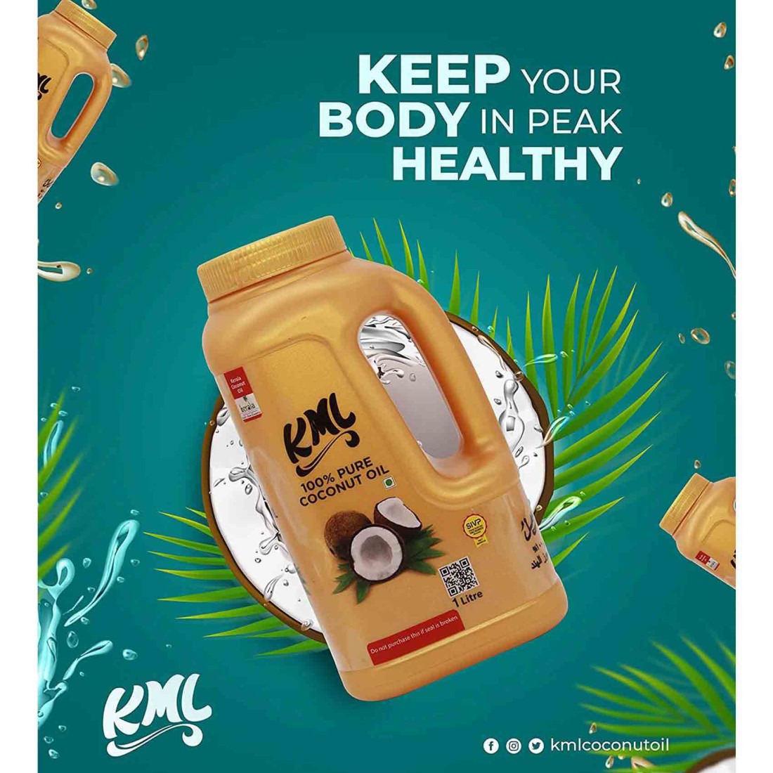 KML Pure Coconut Oil 1L