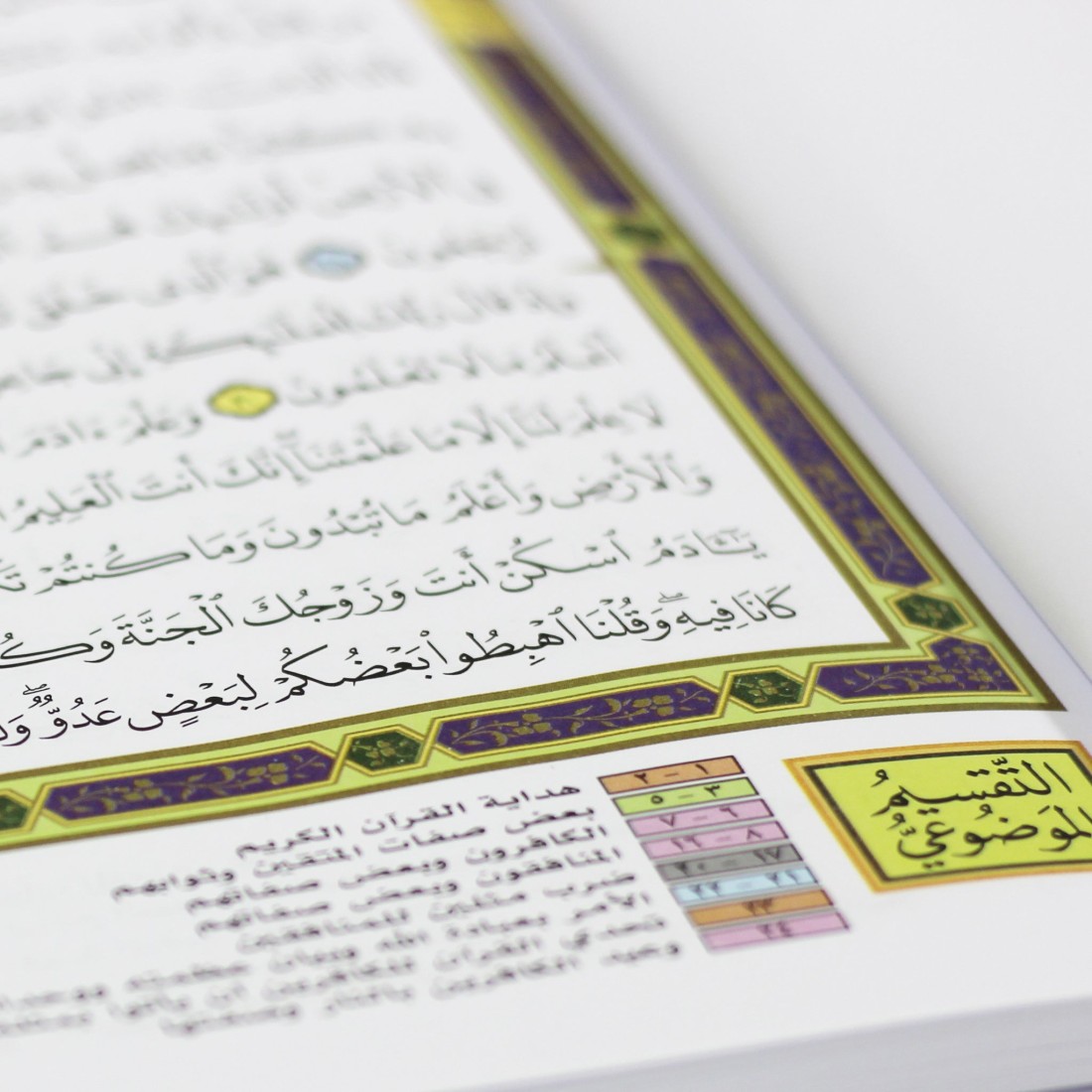 مصحف القيام والتهجد مع التقسيم الموضوعي لآيات القرآن الكريم دبل جوامعي قيام :30*45
