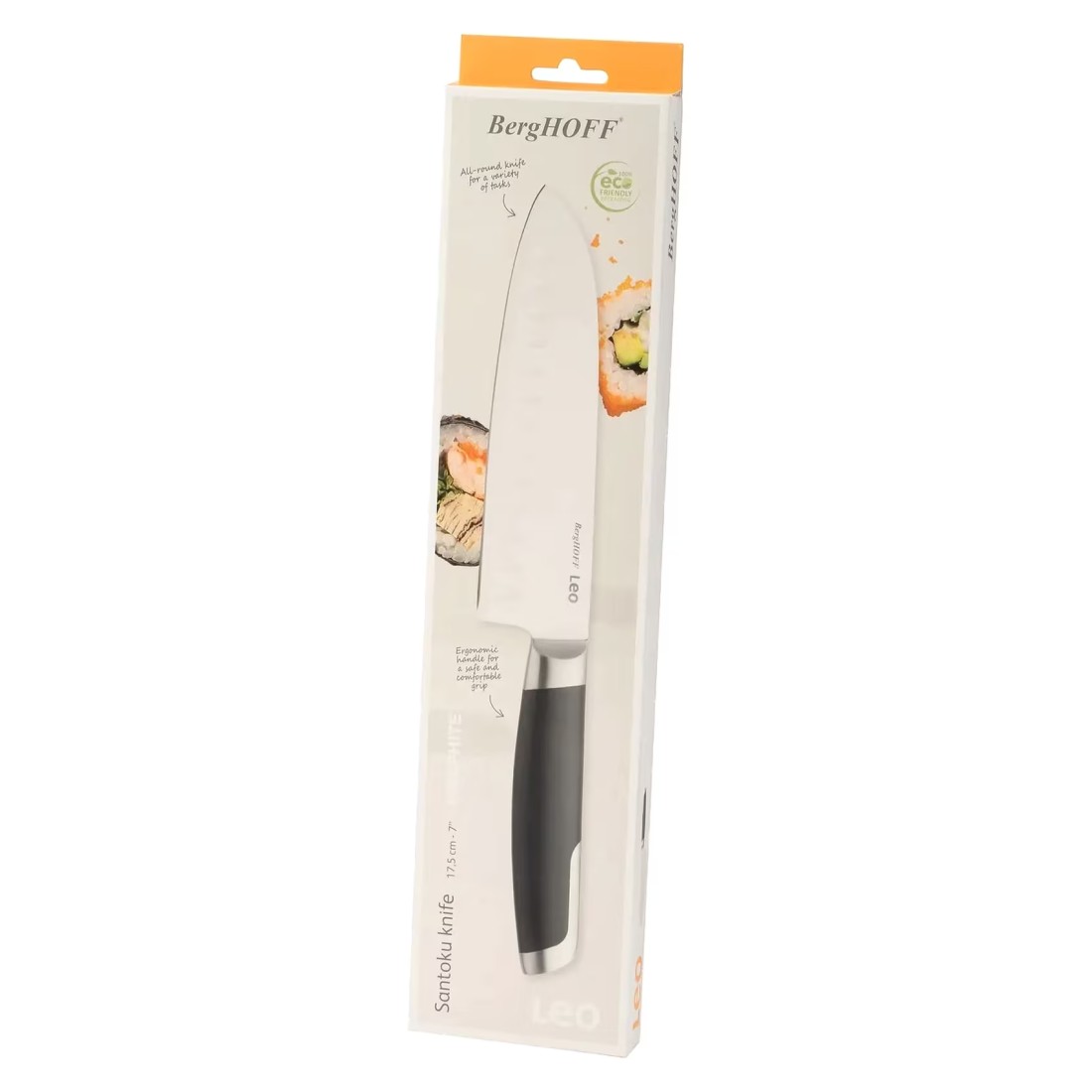 Berghoff Leo Graphite Santoku Knife 17.5cm