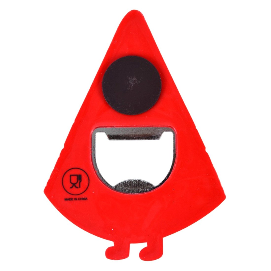 PVC and Metal Watermelon Pattern Bottle Opener