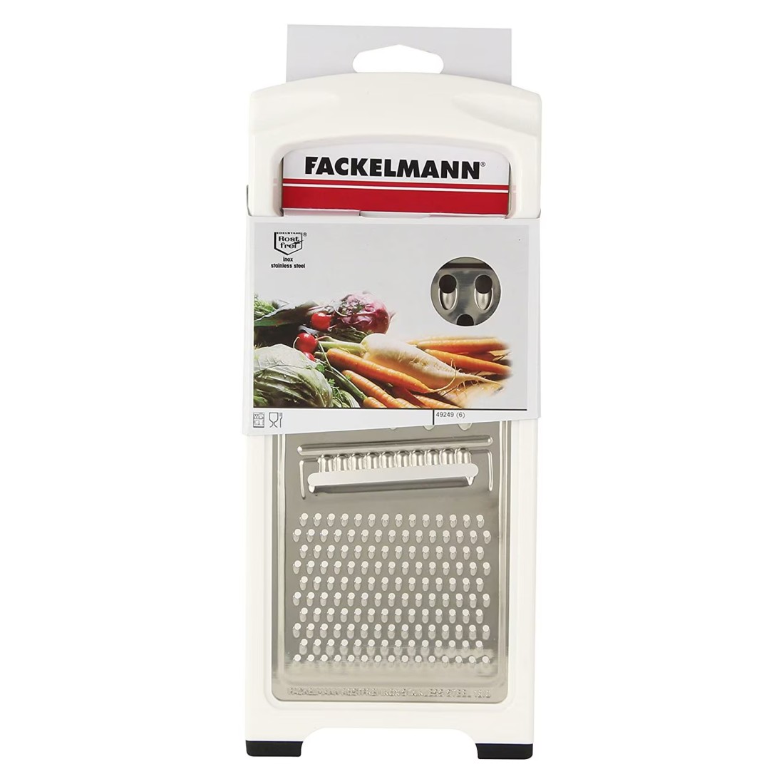 Fackelmann Arcadalina Universal Stainless Steel Grater 49249 Silver And White
