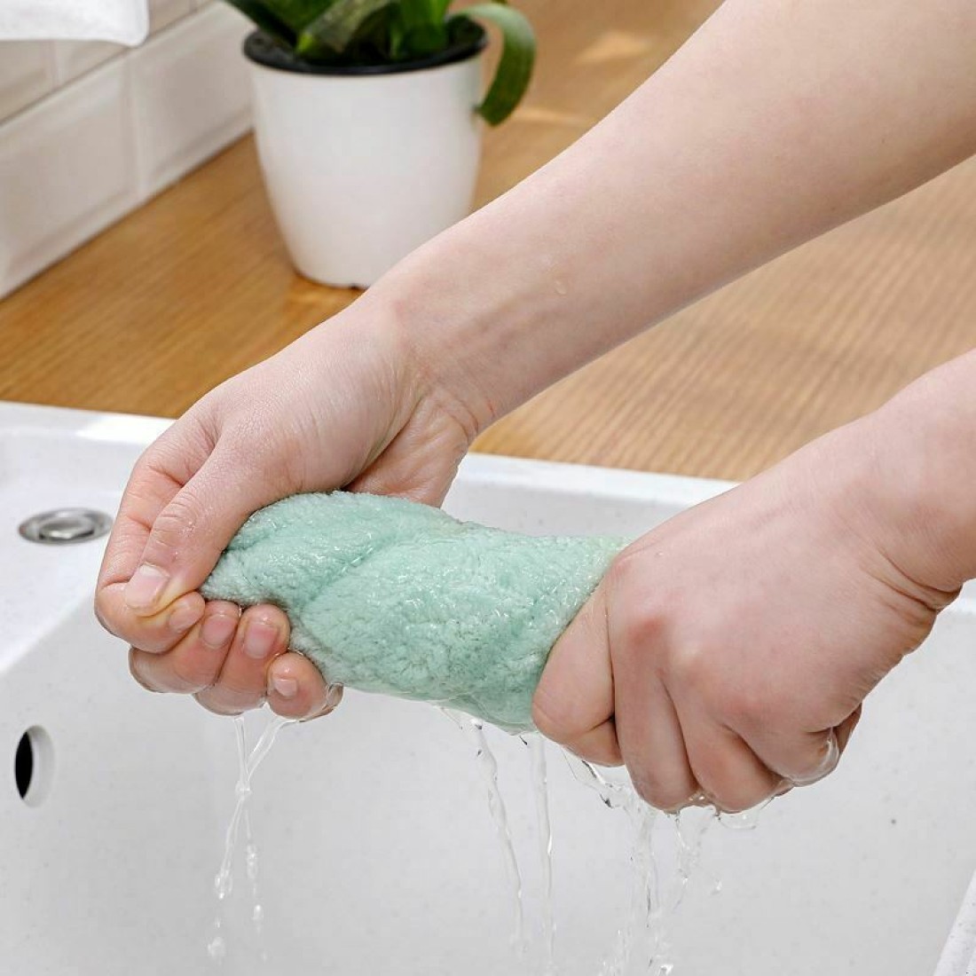 Aiwanto 10Pcs Kitchen Cleaning Towels Wiping Wiper Towel East Water Absorbing Cleaning Towels Car Wiping Towels
