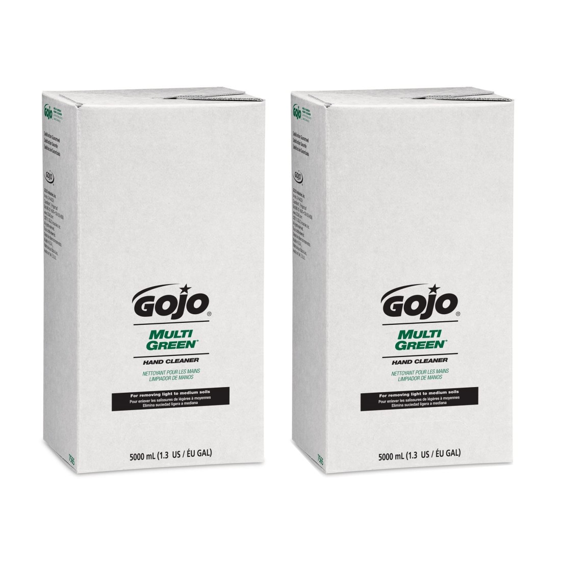 GOJO MULTI GREEN Hand Cleaner Gel Citrus Scent 5000 mL MultiPurpose Hand Cleaner Refill PRO TDX Dispenser Pack of 2 756502
