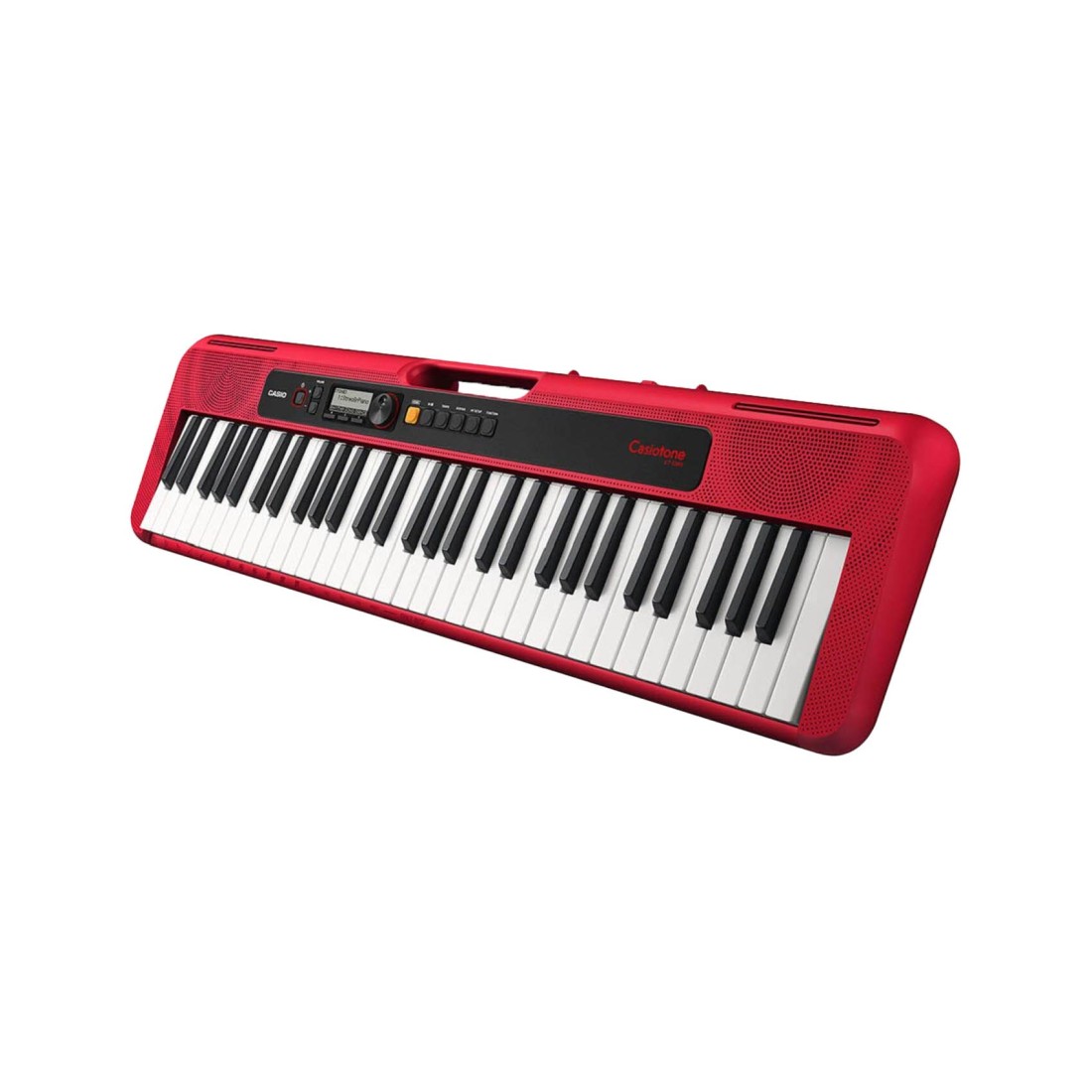 Casio CTS-200 Keyboard with Adaptor Red