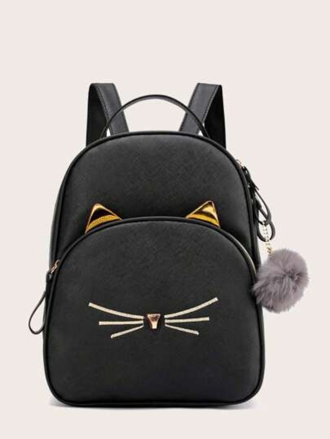 1pc Cute Cartoon Cat Backpack With Pendant Fashionable And Exquisite Travel School Bag Sports Drawstring Backpack Dry And Wet Separation Drawstring Sports Bag Pool Bag Swimming Backpack Swimming Bag S