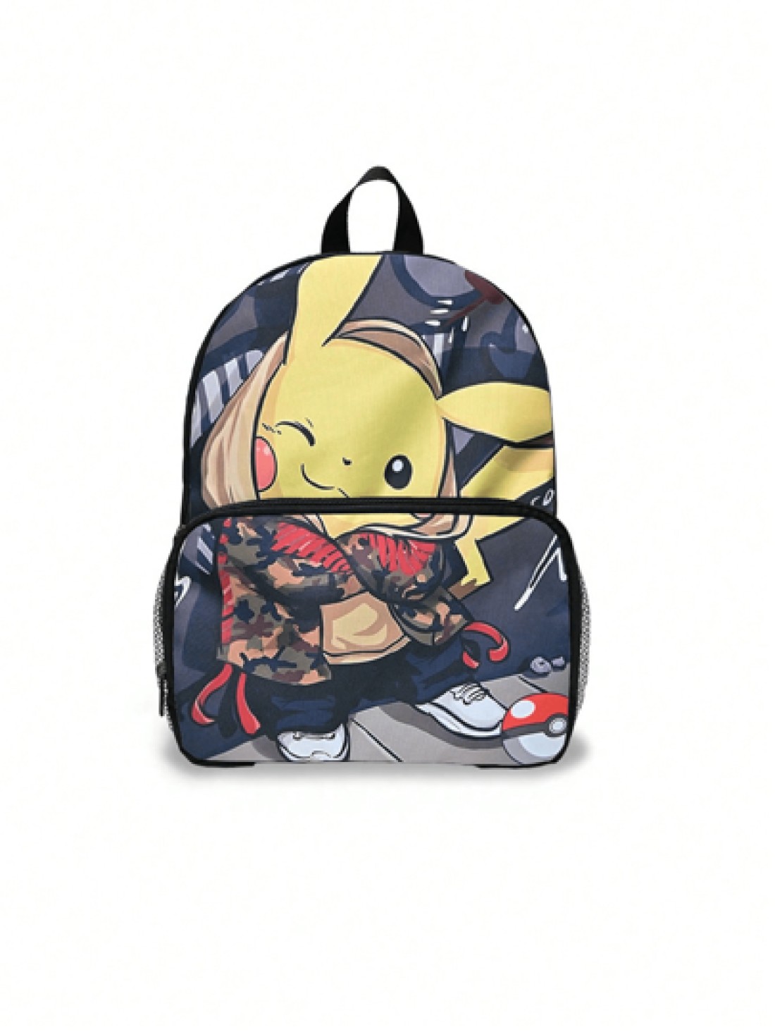 bandai Bandai Backpack 3D Cartoon Printed School Bag Polyester Large Capacity Comfortable And Burden Reducing Student Backpack Meal Bag Messenger Bag
