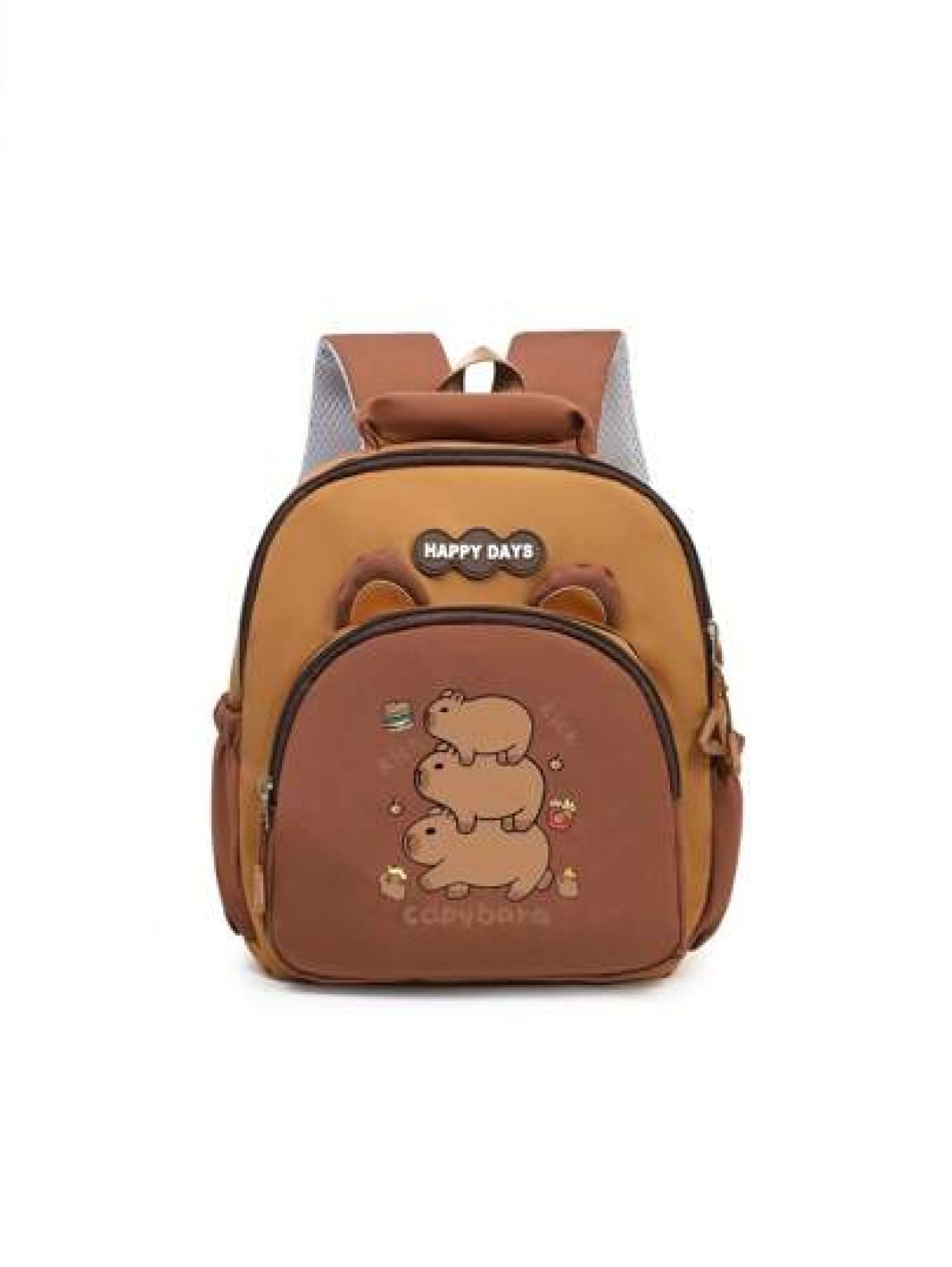 1pc Back To School Backpack Fashionable And Casual Backpack Cute Cartoon Capybara Large Capacity Backpack Suitable For Daily School Very Suitable For Campus Class Photo Taking Birthday Gifts Suitable