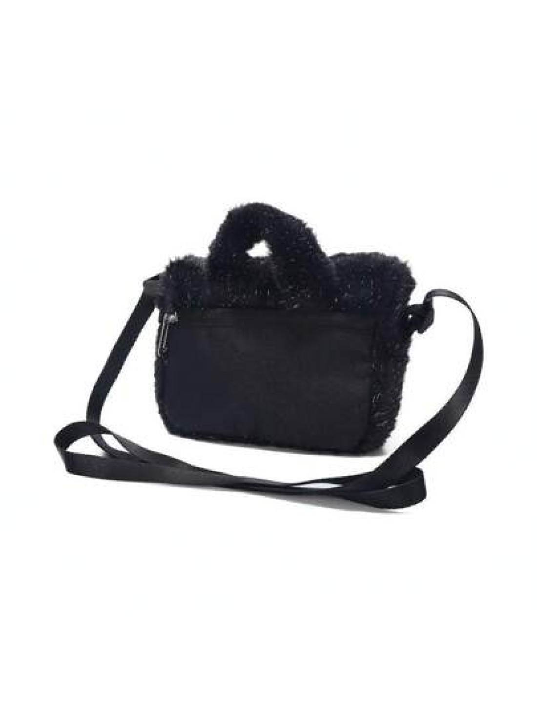 Nike حقيبة كروس بودي مزينة بالفراء 2025 من فئة البنات NK FX FUR CROSSBODY Shoulder Bag FZ1329-010