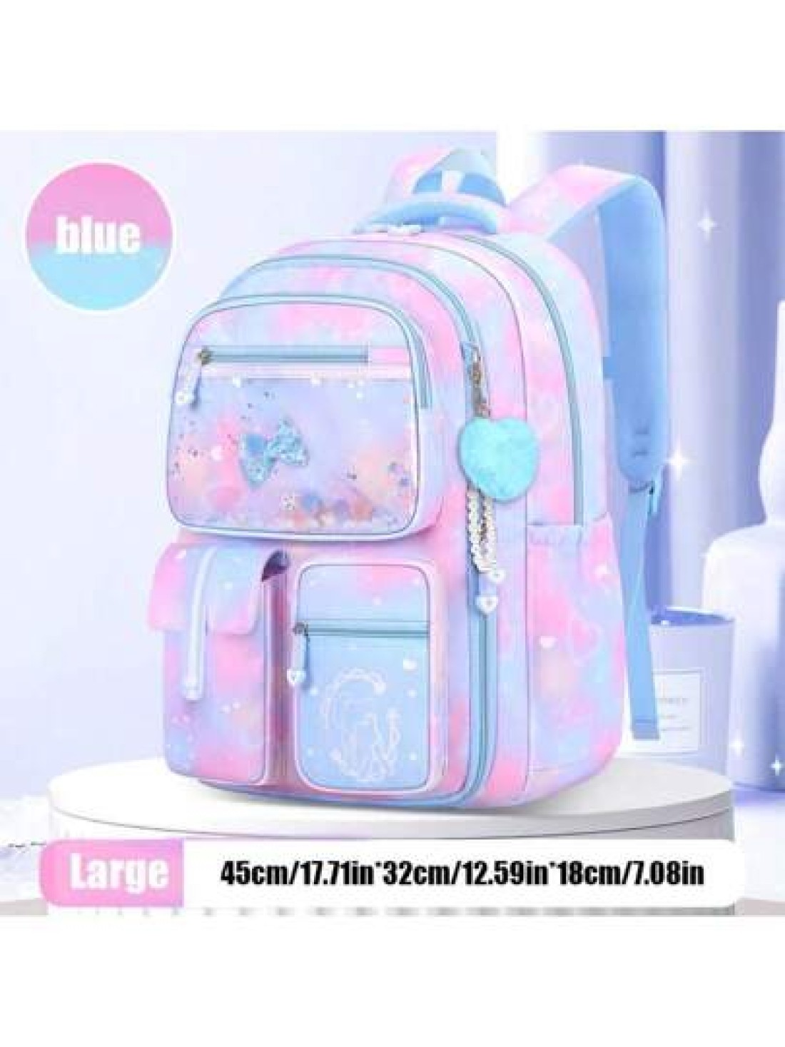 1pc Cute Preppy Lightweight Portable Large Capacity With Adjustable Strap Bowknot School Bag For Girl Refrigerator Style Design Backpack School Bag S Bag Small Backpack Bag School School Backpack Ruck