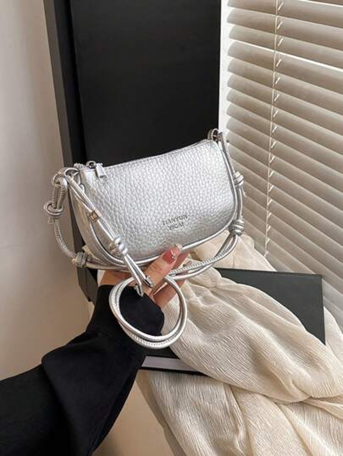 1pc Cute Girl Niche High End Pu Crossbody Bag And Fashionable New Style Bag Fresh And Dopamine Color Matching New Style Youth Girl Style Can Be Cross Body Shoulder Strap Is Adjustable Casual And Fashi