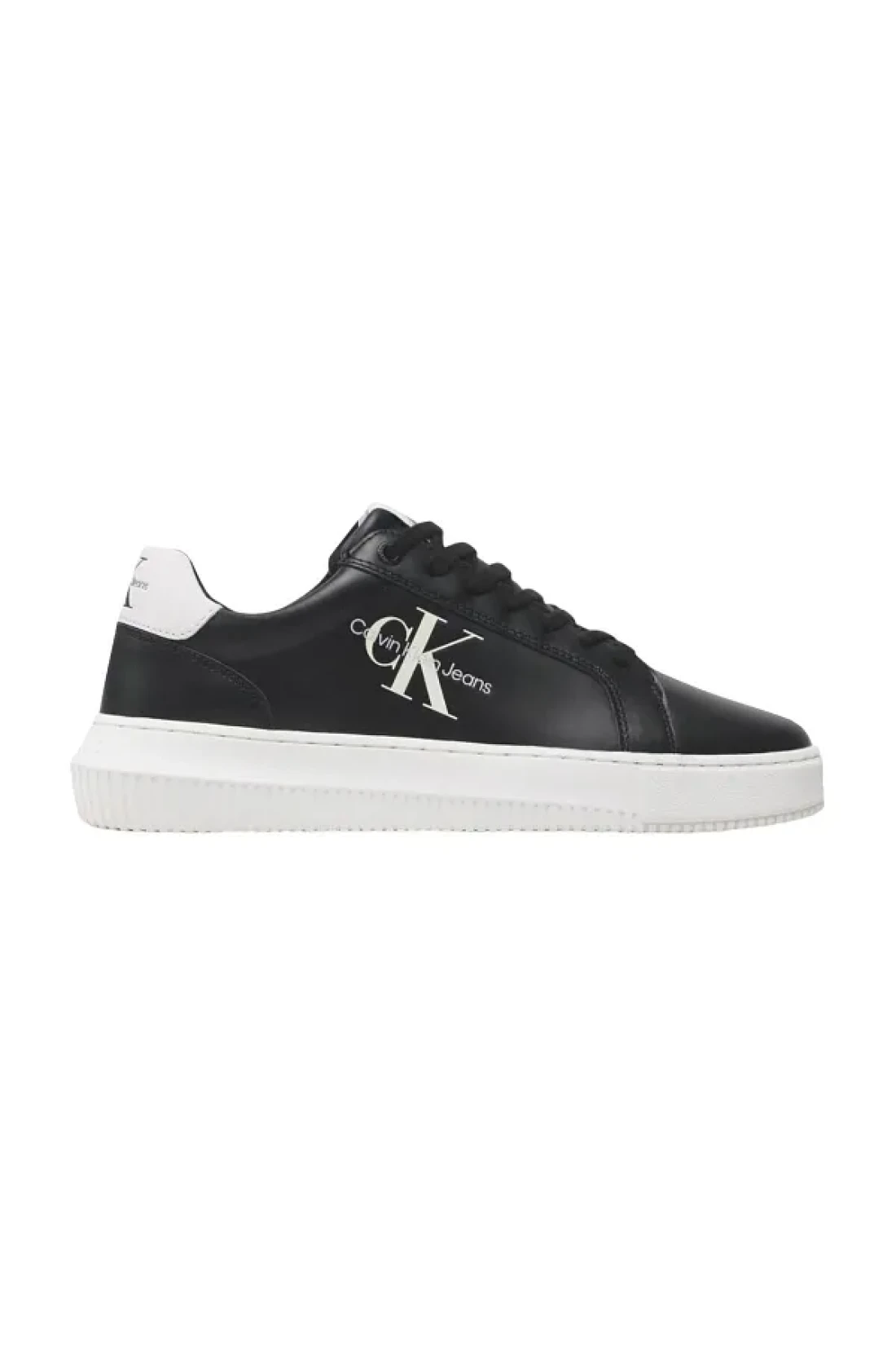 Calvin Klein Calvin Klein Men Black & Bright White Chunky Cupsole Mono Sneakers