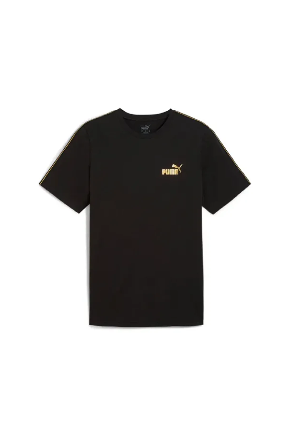 Puma Puma Black Minimal Gold Ess Tape Tee