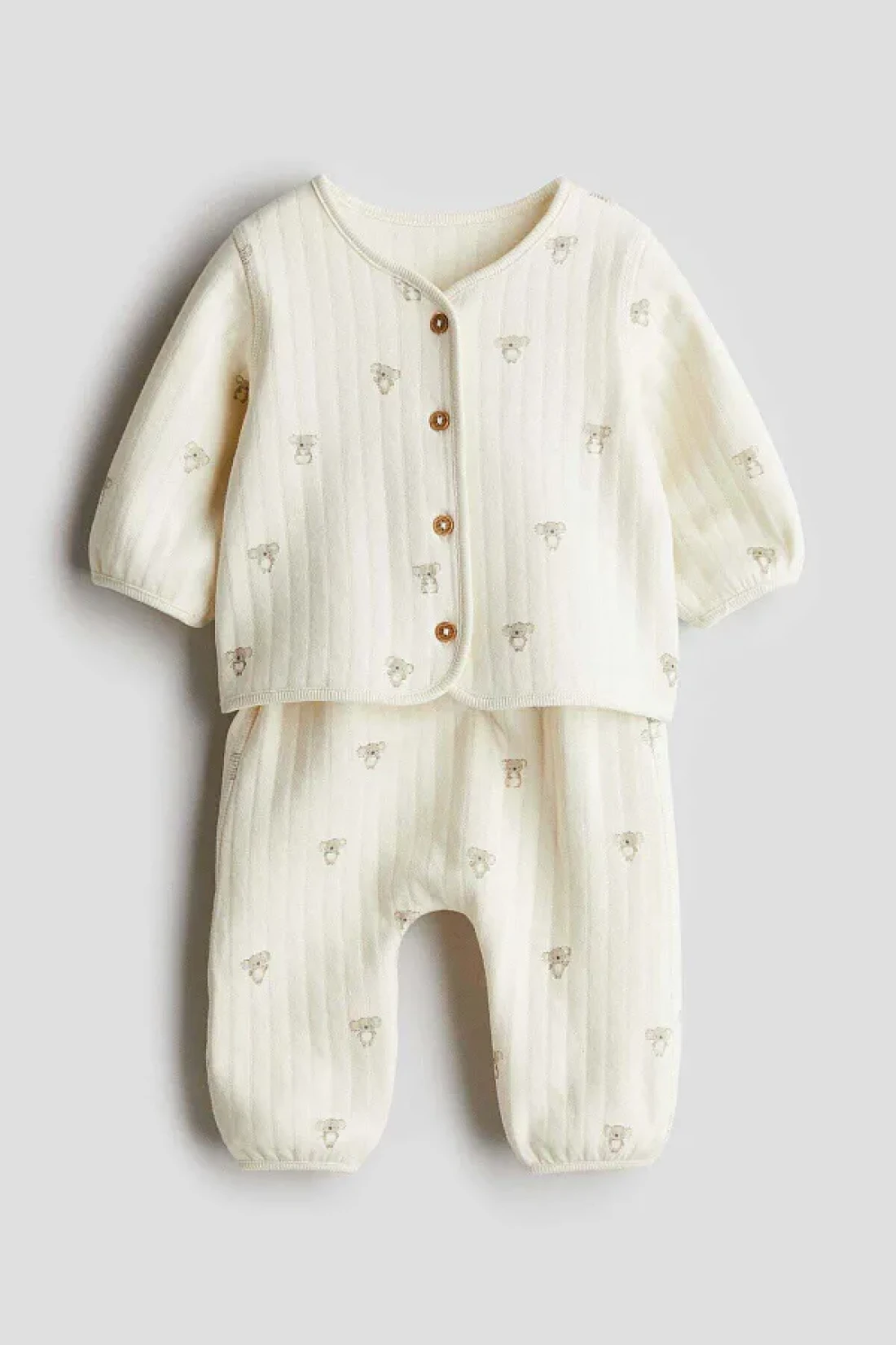 H&M 2-piece Quilted Jersey Set