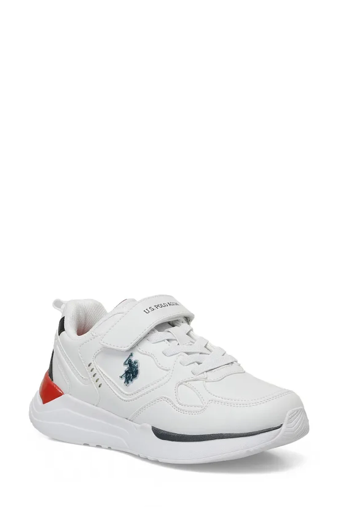 U.S. Polo Assn. Inter Jr 5Fx White Male Child Sneaker Shoes