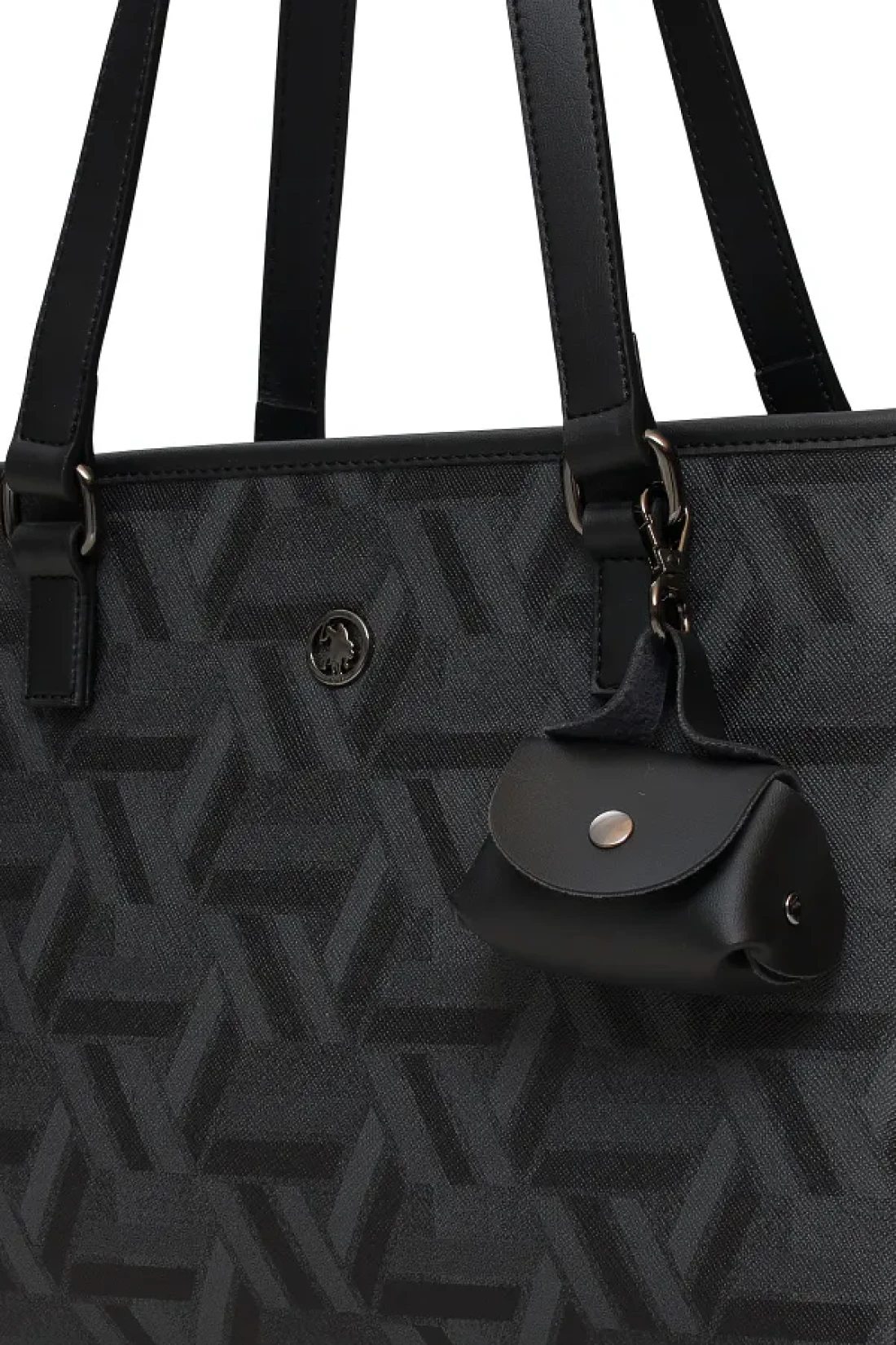 U.S. Polo Assn. حقيبة كتف نسائية سوداء Us25504