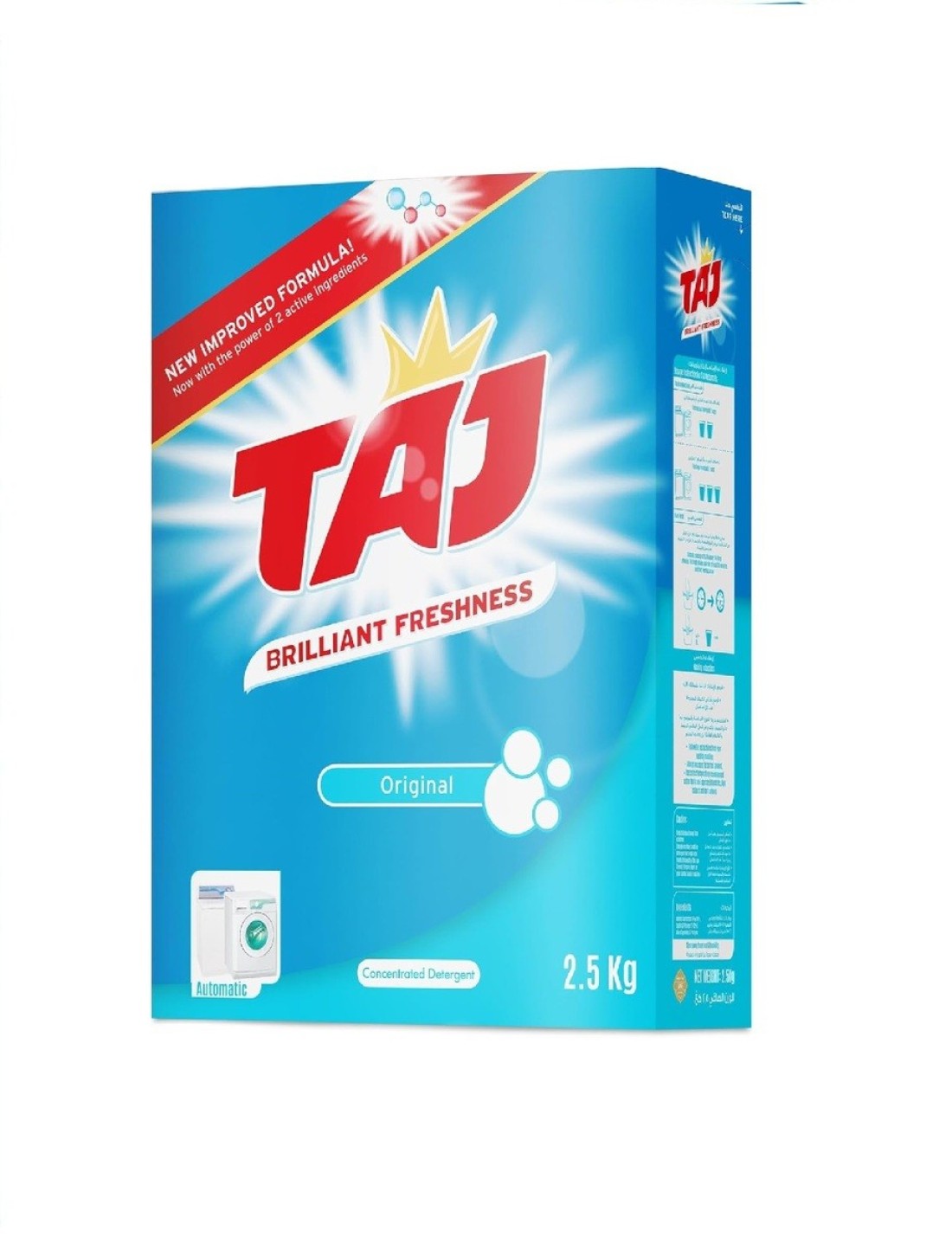 TAJ DETERGENT LF 2X2 5KG
