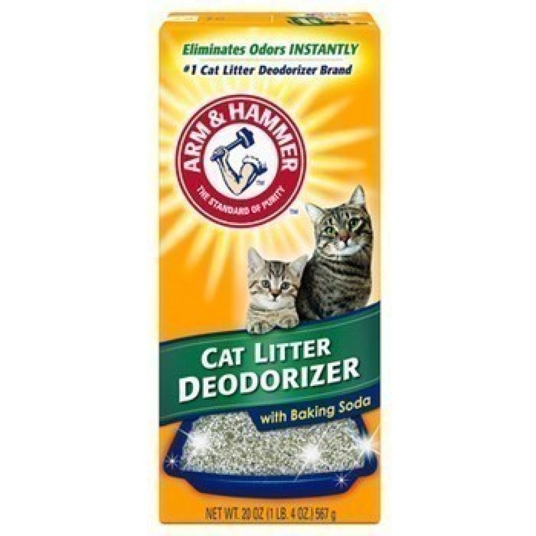 A&H Cat القمامة مزيل العرق مع/صودا الخبز