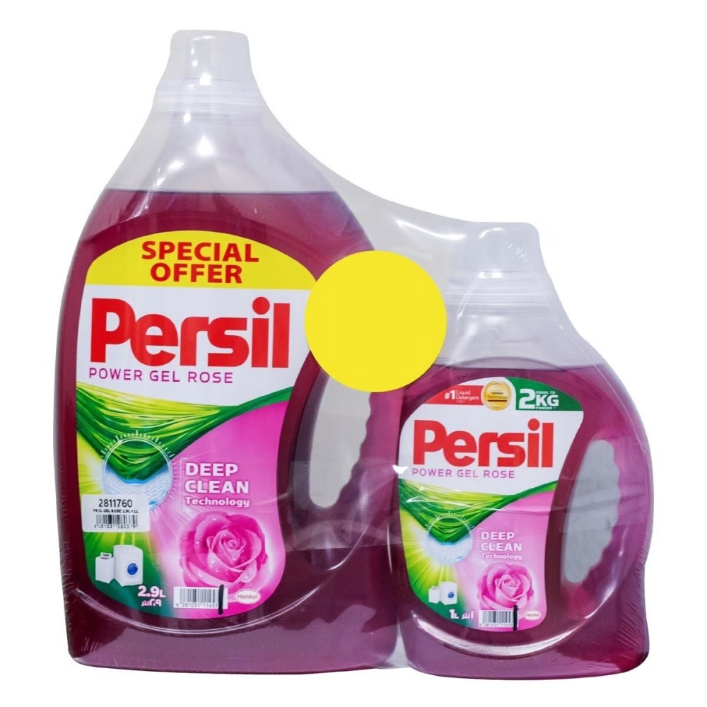 PERSIL POWER GEL ROSE 2.9L+1L