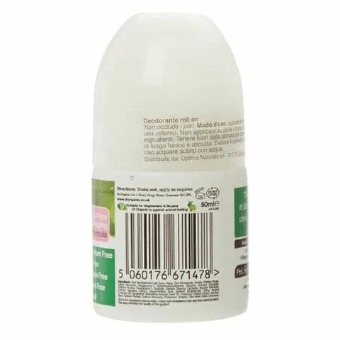 Dr. Organic Roll On Deodorant Ml