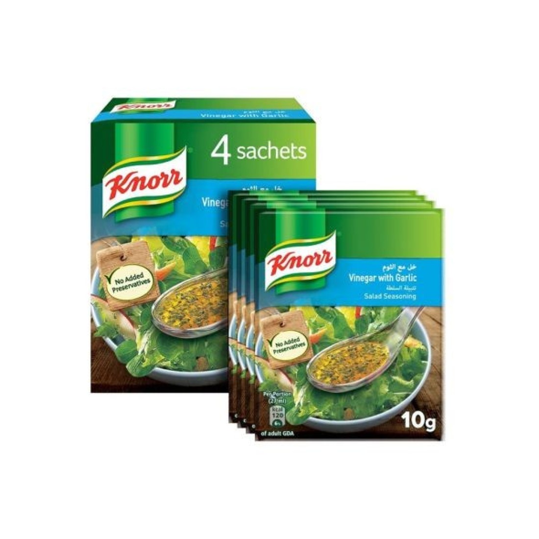 KNORR SALAD SEASONING RED PAPRIKA 4X10G