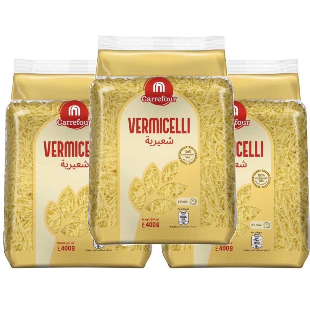 Carrefour Vermicelli Pasta 400g Pack of 3