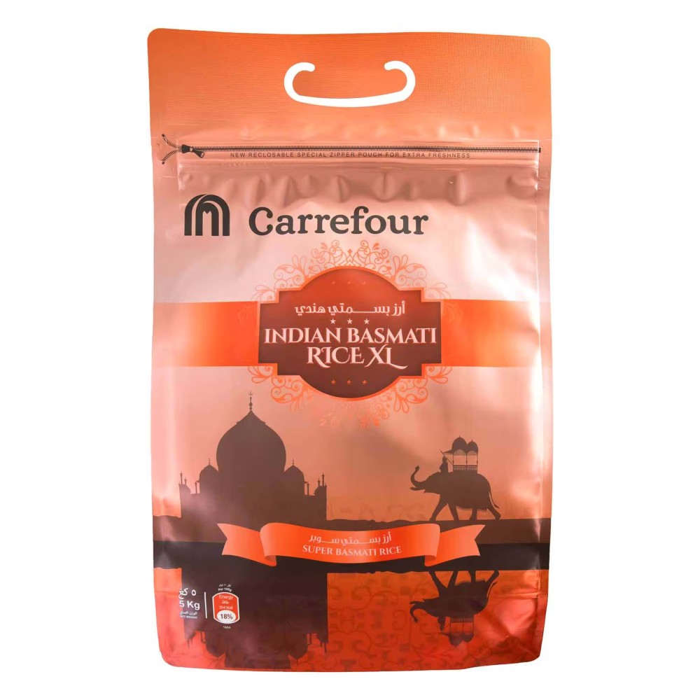 Carrefour XL Super Indian Basmati Rice 5kg