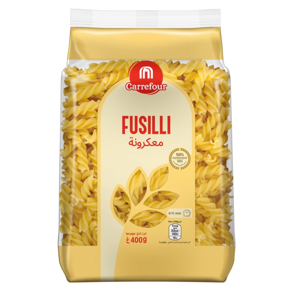 Carrefour Fusilli Pasta 400g
