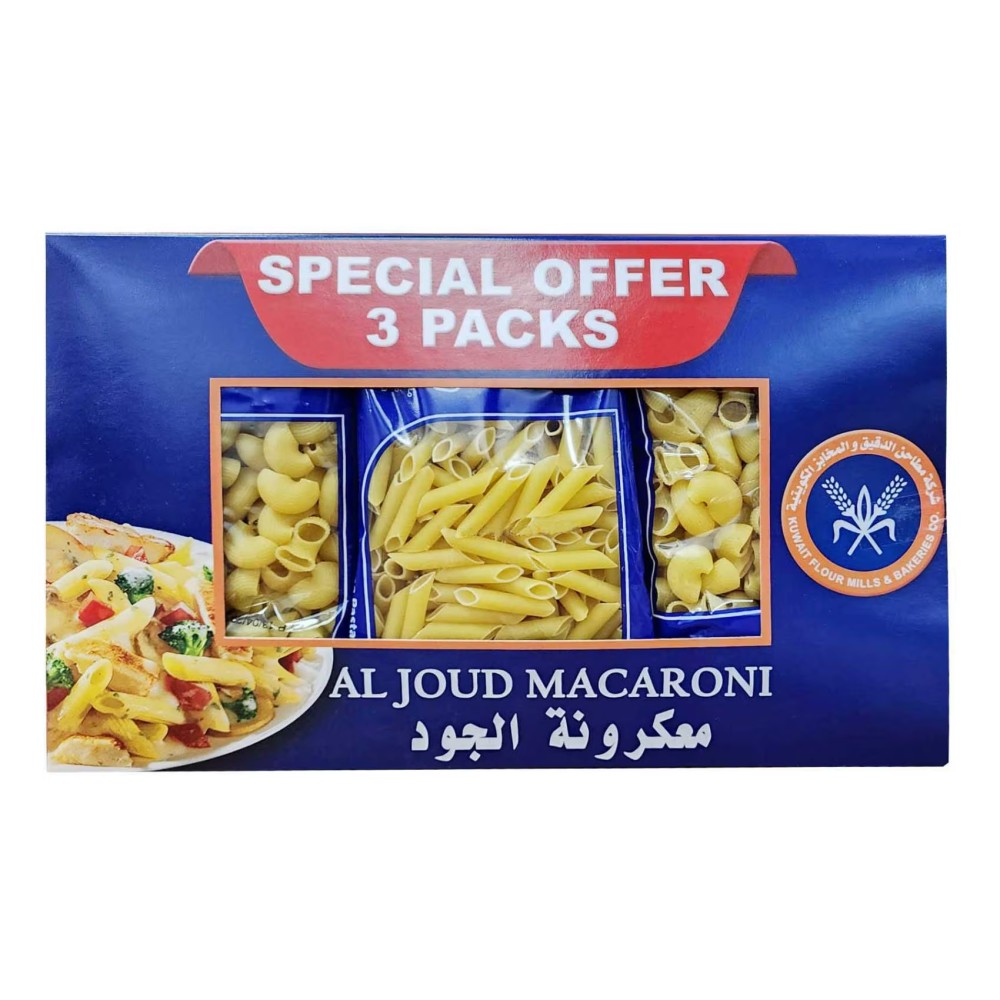 Al Joud Macaroni 400g Pack of 3